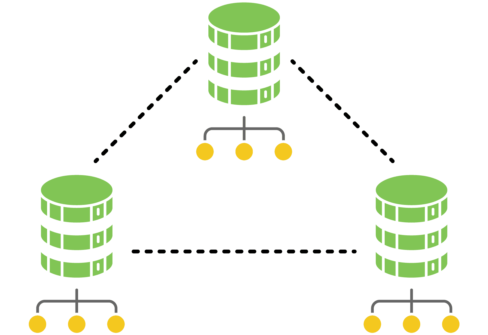 Illustration depicting a flexible, scalable architecture