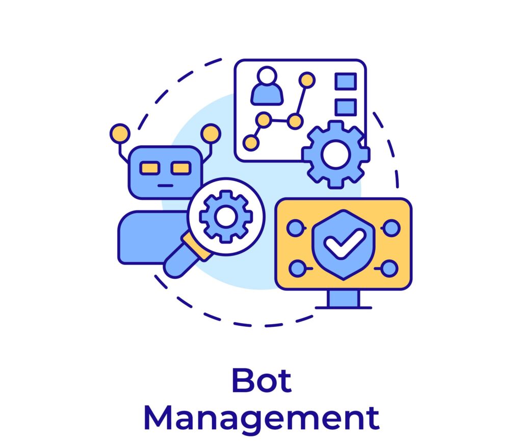 Visual representation of the impact of bots on website traffic and the need to manage their impact